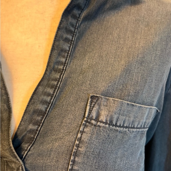 Anthropologie Tencell Tunic Shirt - Picture 2 of 6